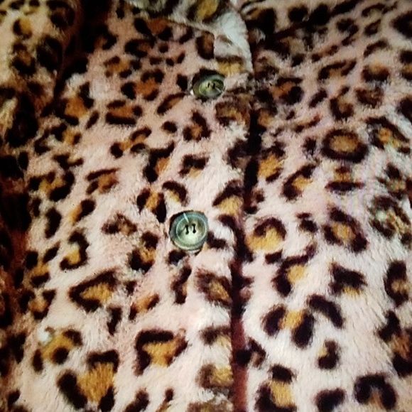 SALE Last 1! Boho leopard delight PINK faux - Picture 7 of 8